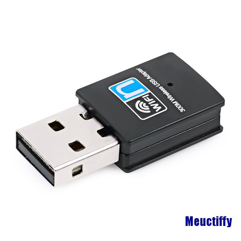 Usb Wifi Mini 300mbps Cho Laptop Windows 10 / 8 / 7 Ffy