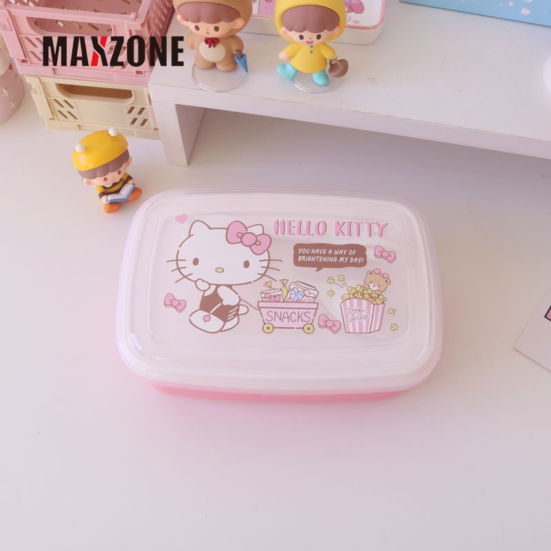 Hộp cơm Giữ Ấm Thân Thiện Với Môi Trường Hình Mèo Hello Kitty Dễ Thương