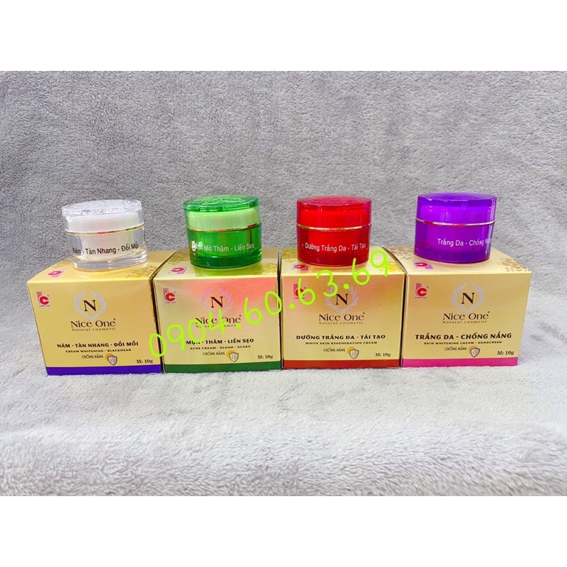 Kem NICE ONE 10g Dưỡng Trắng Da - Tái Tạo