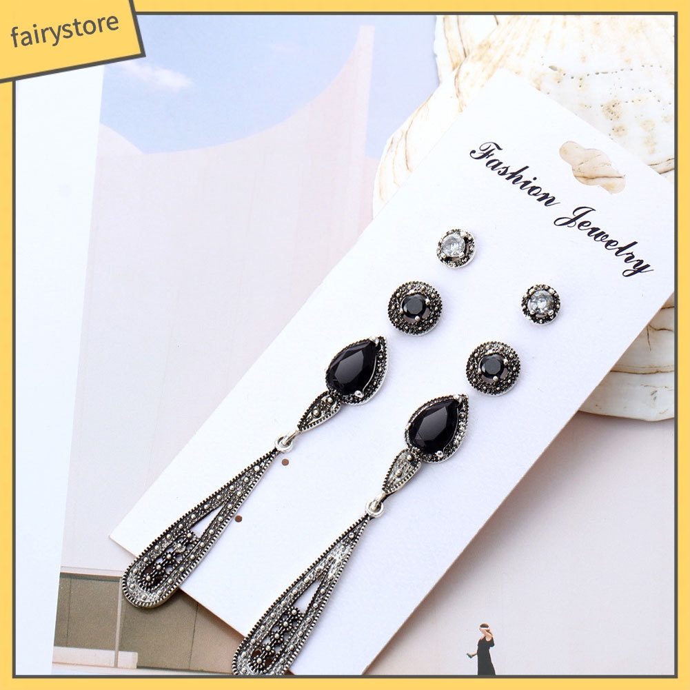 Set 4 Đôi Khuyên Tai Phong Cách Bohemian Thanh Lịch Dành Cho Nữ