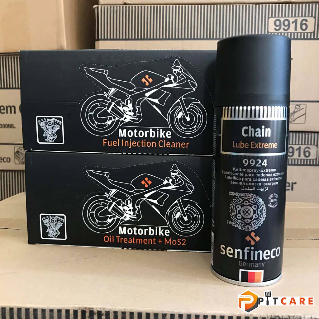 Xịt Dưỡng Sên Senfineco 9924 Chain Lube Extreme Không Văng 200ml Nhập Khẩu Đức