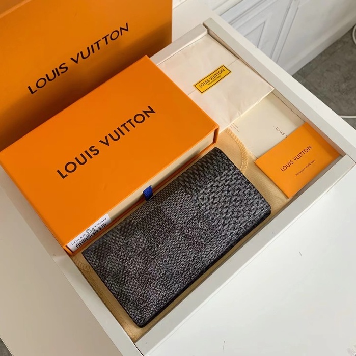 Sẵn sàng giao hàng 100% nguyên bản Ví dài nam Louis Vuitton LV mới có hộp N60440