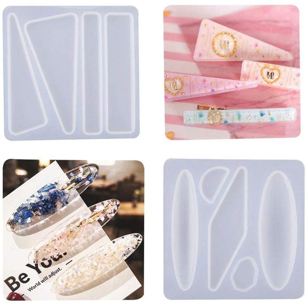 Khuôn Silicone Làm Kẹp Tóc Hình Cô Gái DIY