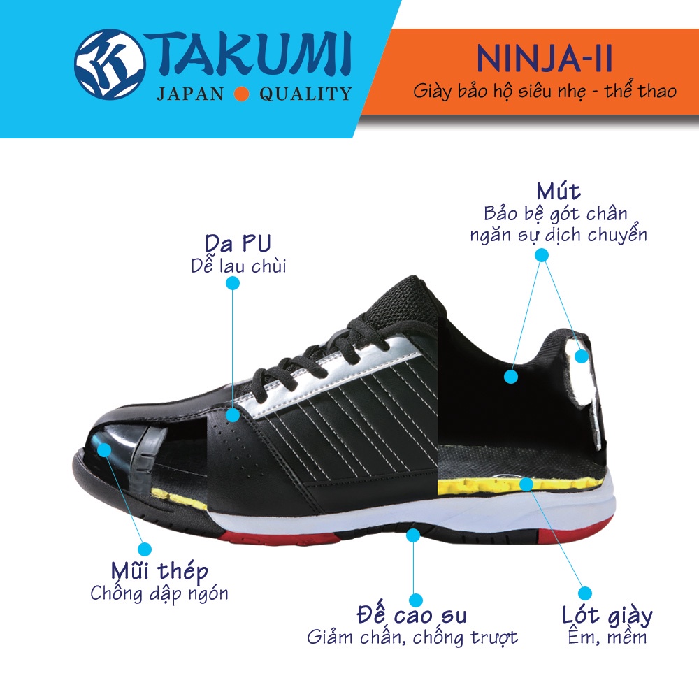 Giày Bảo Hộ Takumi Ninja II Siêu Nhẹ | BigBuy360 - bigbuy360.vn