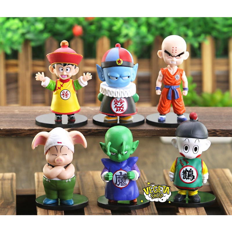 Mô hình Dragon Ball - Gohan Goku Chichi Chiaotzu Oolong Vegeta Pilaf Krillin Piccolo Gogeta Bulma Trunks - Cao 10~10,5cm