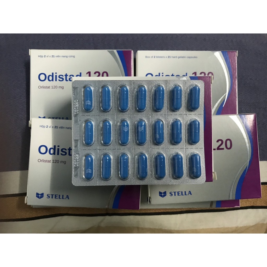 Odistad 120 (Orlistat) Hổ trợ giảm cân thải mở tự nhiên