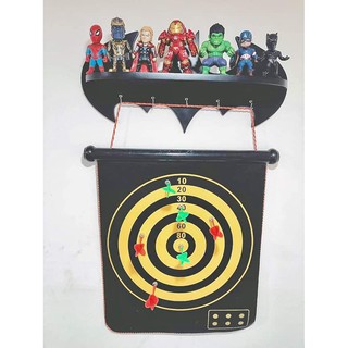 COMBO 2 KỆ TREO TƯỜNG BATMAN (Kèm 5 móc treo)