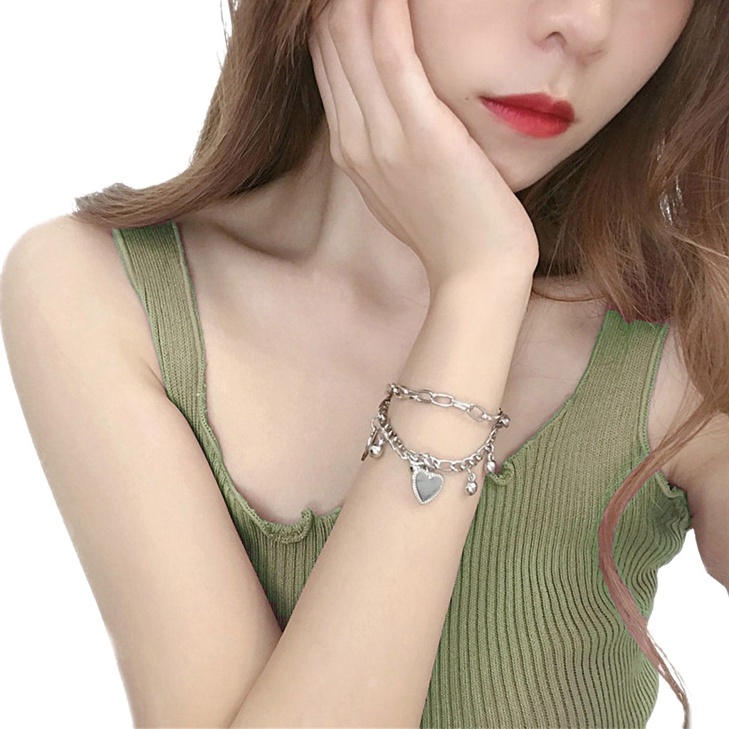 [Mã FAMAYFA giảm 10K đơn 50K] Vòng Đeo Tay Xi Mạ Bạc Phong Cách Hiphop | BigBuy360 - bigbuy360.vn