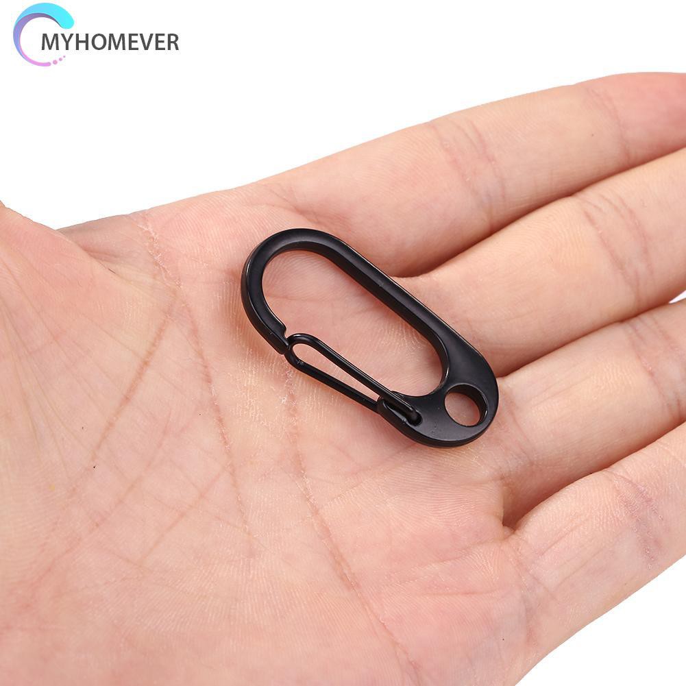 Móc khóa bằng hợp kim kẽm màu đen/bạc dùng cho các hoạt động ngoài trời