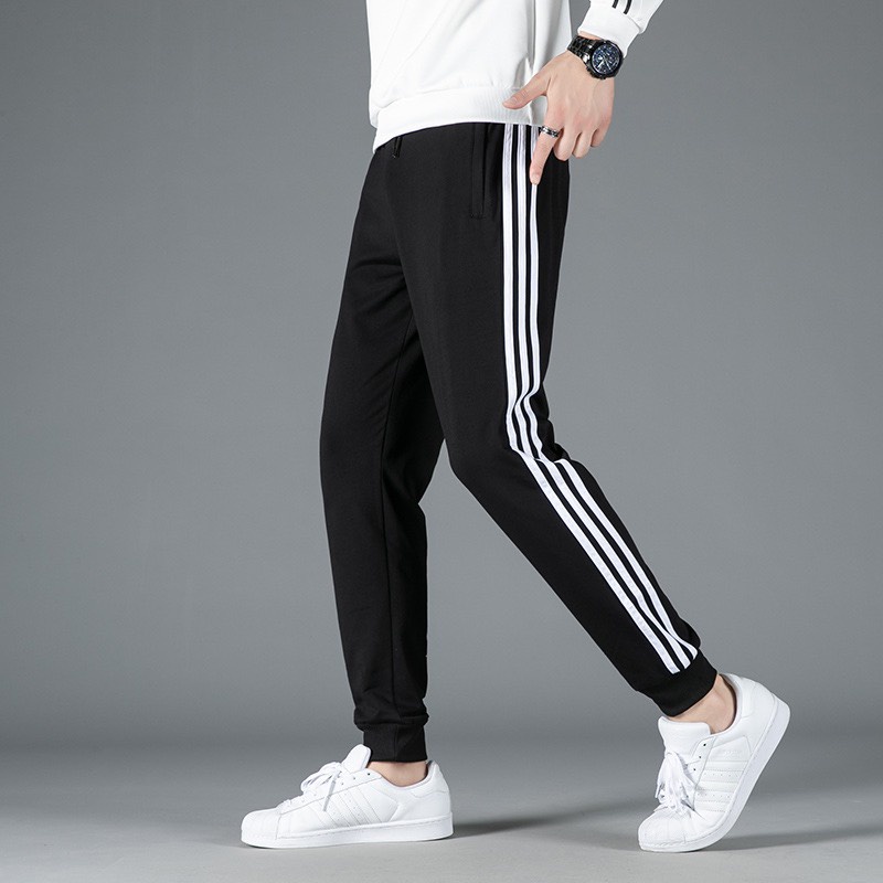 Quần thể thao nam Gman Quần Jogger nỉ 3 sọc dày dặn ,co giãn trẻ trung thời trang