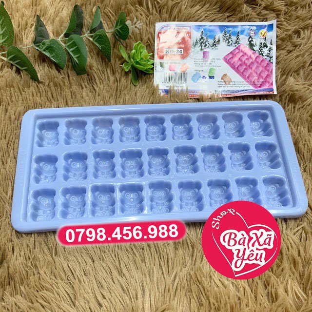 Combo 10 khuôn rau câu , khay đá , làm bánh - BX2433