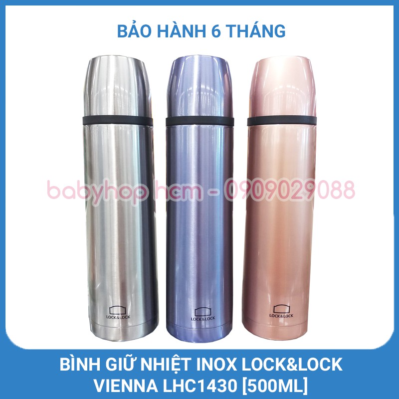 Bình Giữ Nhiệt Lock&amp;Lock Vienna Bottle LHC1430 [500ML]