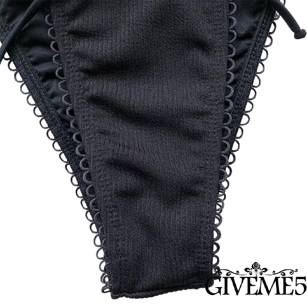 Bộ Bikini   Mảnh Lưng Cao Màu Trơn Quyến Rũ Cho Nữ | BigBuy360 - bigbuy360.vn