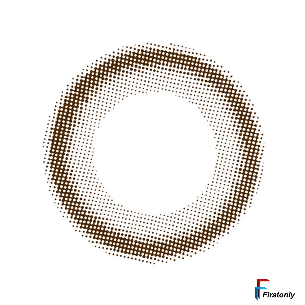 1 cặp 2 kính áp tròng màu nâu mềm mại
