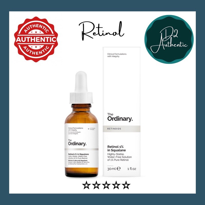 [Auth-Có Bill]Tinh chất Retinol Squalane nồng độ 0.2% - 0.5% - 1% - TheOrdinary