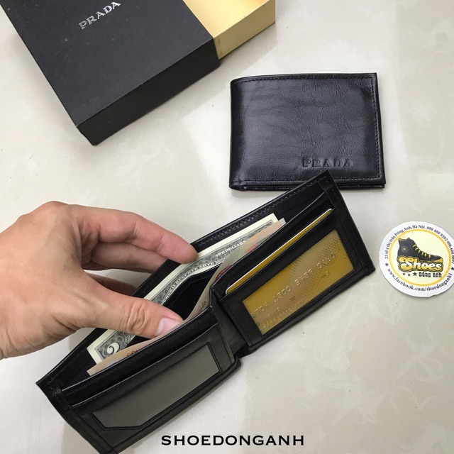Ví da mini PRADA da dê xịn bảo hành 01 năm