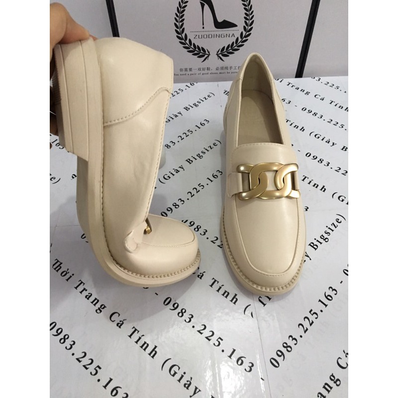 HÀNG CÓ SẴN (Size 40➡️43) _ Giày Oxford Khóa Ngang Big Size | BigBuy360 - bigbuy360.vn