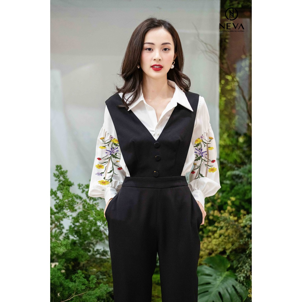 Jumpsuit yếm quần dài NEVA – 20F3W180179T011