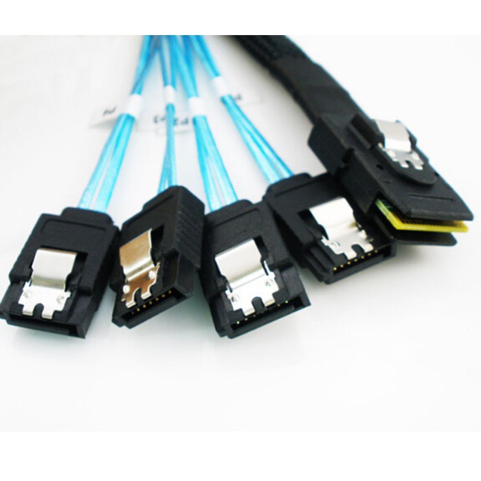 Cable mini sas sff-8087 to 4 sata 1m