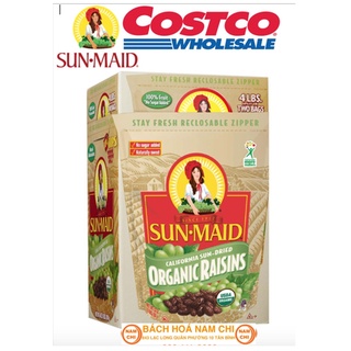 Nho Xanh Sấy Khô Hữu Cơ SunMaid Organic Raisins 1814g Của Mỹ