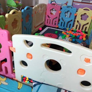 Quây Cũi Nhựa Bộ 12 , 14 , 16 Miếng ( Tương Ứng với các kích thước 1,2mx1,6m . 1,6mx1,6m , 1,6mx2m )