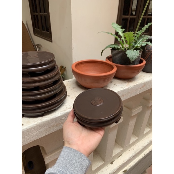 Đế gốm,đôn gốm bình hoa trang trí,tượng phật,chậu cây mini,vật phẩm 21,19,17,15,13cm
