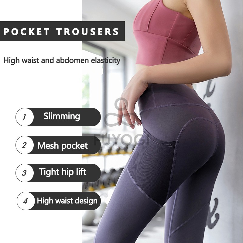 Quần Legging thể thao dáng ôm thiết kế nâng hông co giãn dành cho nữ | BigBuy360 - bigbuy360.vn