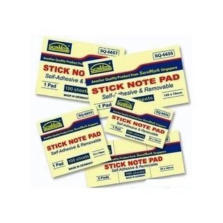Giấy ghi chú, giấy note đủ size, Suremark. Do VPP Hiếu Cường cung cấp