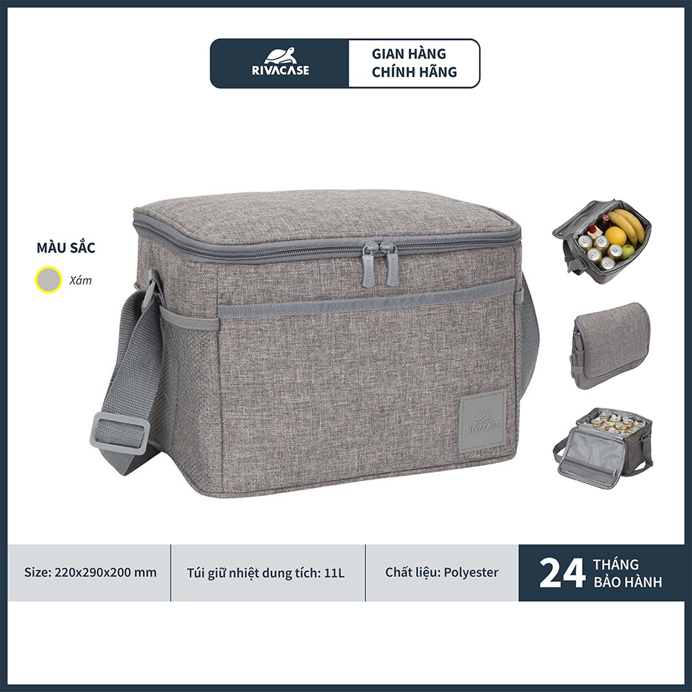 Túi Giữ Nhiệt Không Thấm Nước Rivacase 5712 Dung Tích 11L - Hàng Chính Hãng