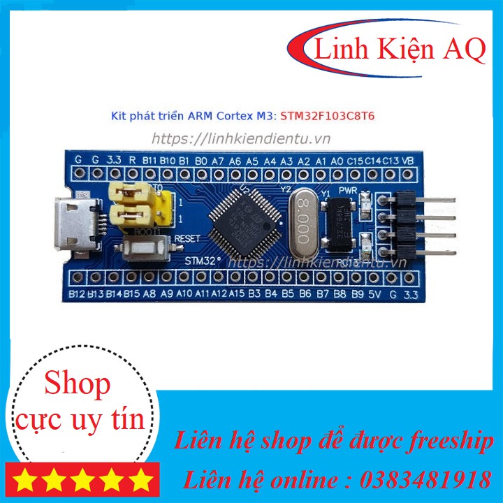 kít học lập trình stm32f103c8t6