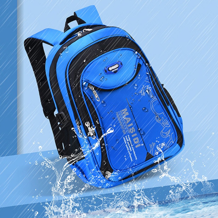 Balo Học Sinh Siêu Nhẹ Chống Thấm Nước Size 45 cm - BALO-15
