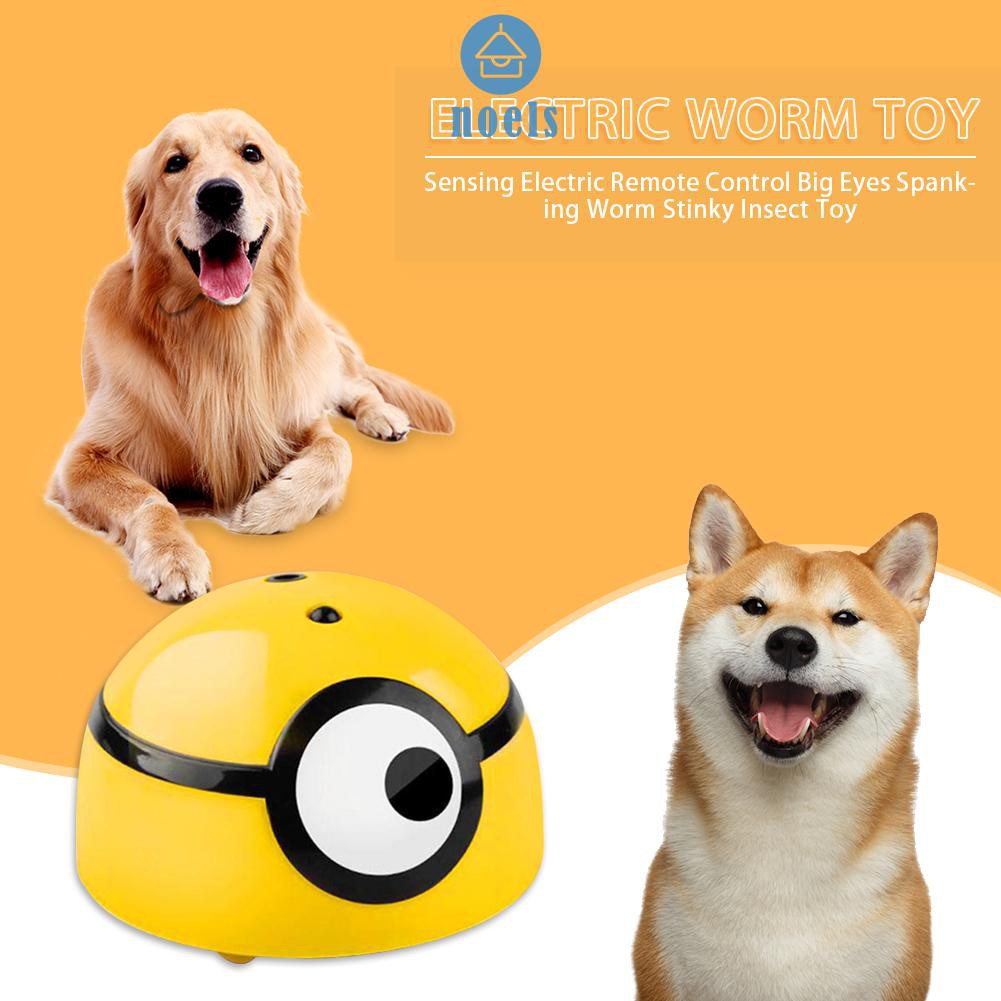 (Ready-Noel)Sensing Electric Remote Control Big Eyes Spanking Worm Stinky Insect Toy