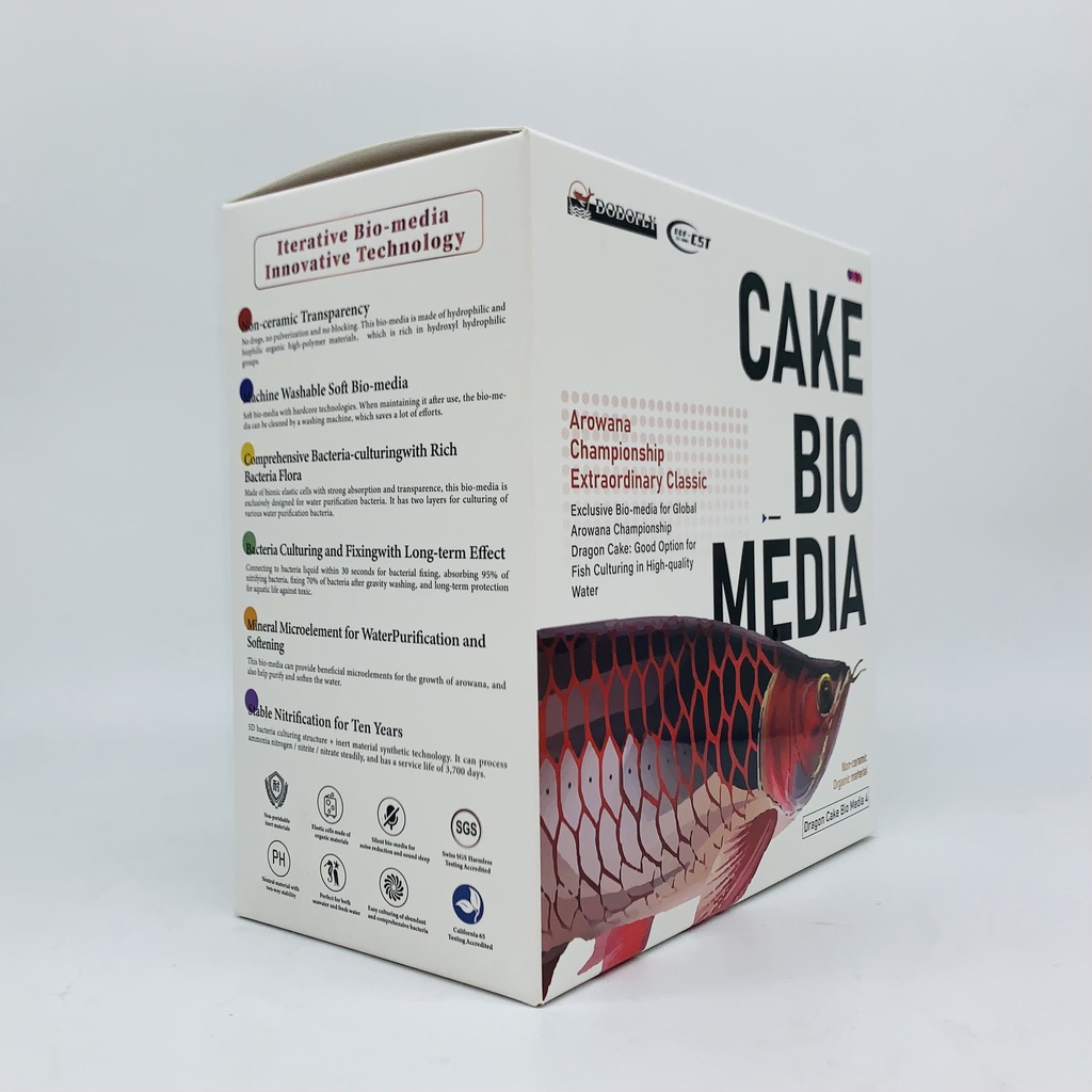 1 viên vật liệu lọc bể cá DODOFLY DRAGON CAKE-4 5x5cm