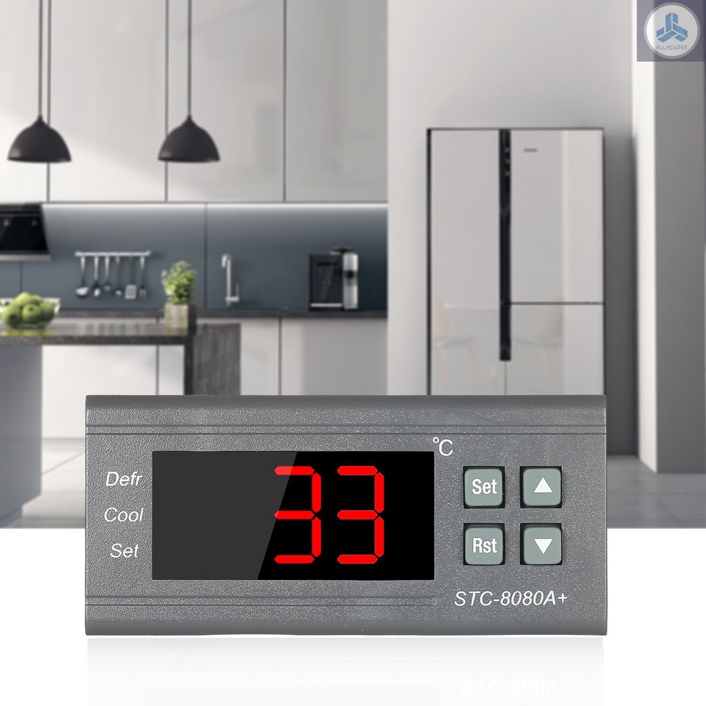 Bộ Điều Khiển Nhiệt Độ Kỹ Thuật Số Tự Động STC-8080A + Cảm Biến Nhiệt Độ Cho Tủ Lạnh 220V VN26