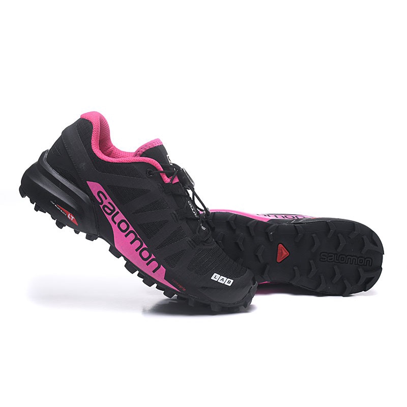 [Với hộp] Chính hãng Salomon Speedcross PRO 2 giày thể thao đi bộ ngoài trời Giày đen / tím cỡ 40-46