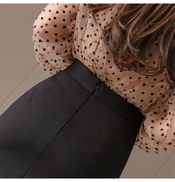 Chân váy bút chì chân váy công sở phối ren thời trang | BigBuy360 - bigbuy360.vn