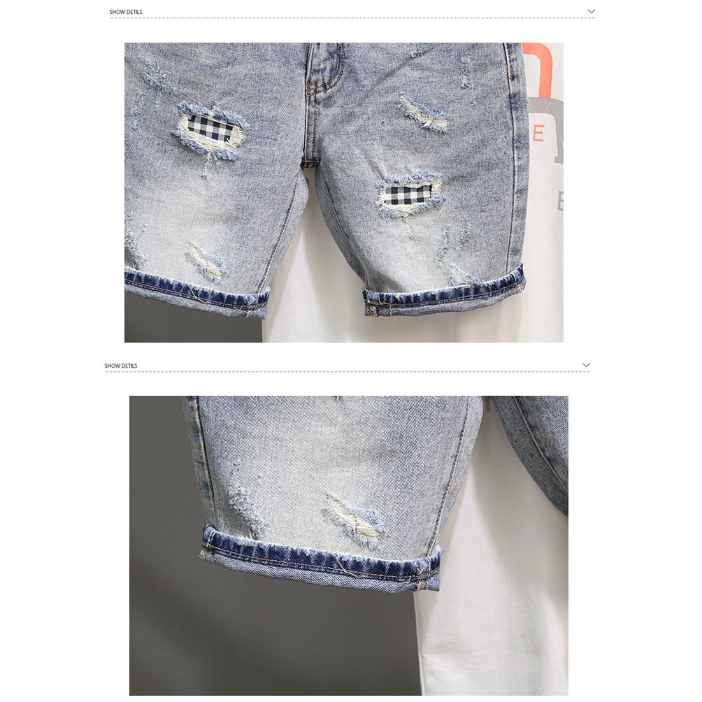 Quần Short Jean Nam Chất Bò Co Giãn❤️FREESHIP❤️Quần Đùi Nam thời trang cao cấp (kèm hình thật) Tô Tồ Shop - QSJNM308 | BigBuy360 - bigbuy360.vn