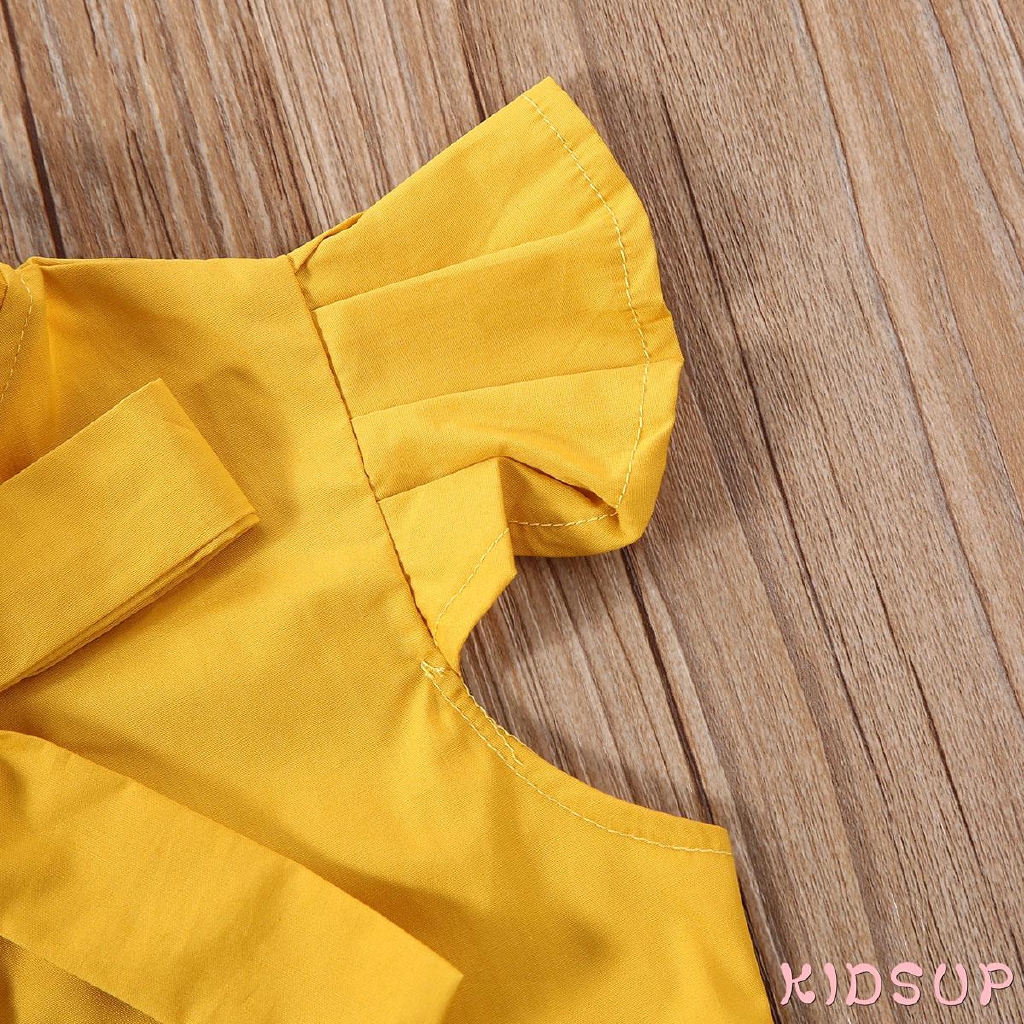 Bộ Quần Áo Gồm 2 Món Áo Thun+Quần Short Dành Cho Trẻ Em Gái Từ 1-6 Tuổi