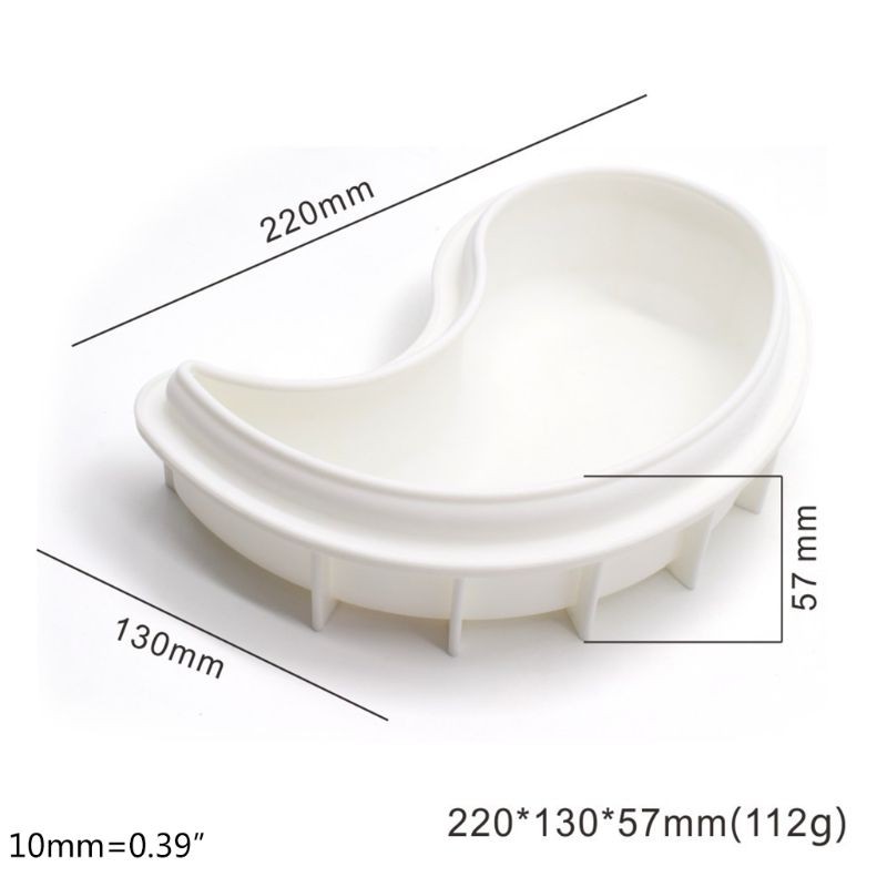Khuôn Silicon Làm Bánh Hình Âm Dương 3d