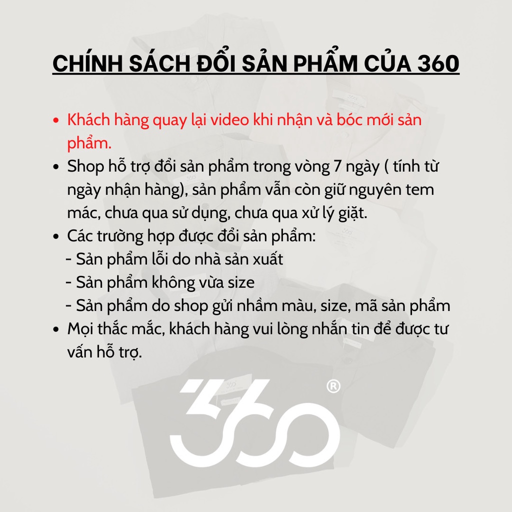 Quần âu nam thương hiệu thời trang 360 Boutique chất vải cao cấp - QACOL003