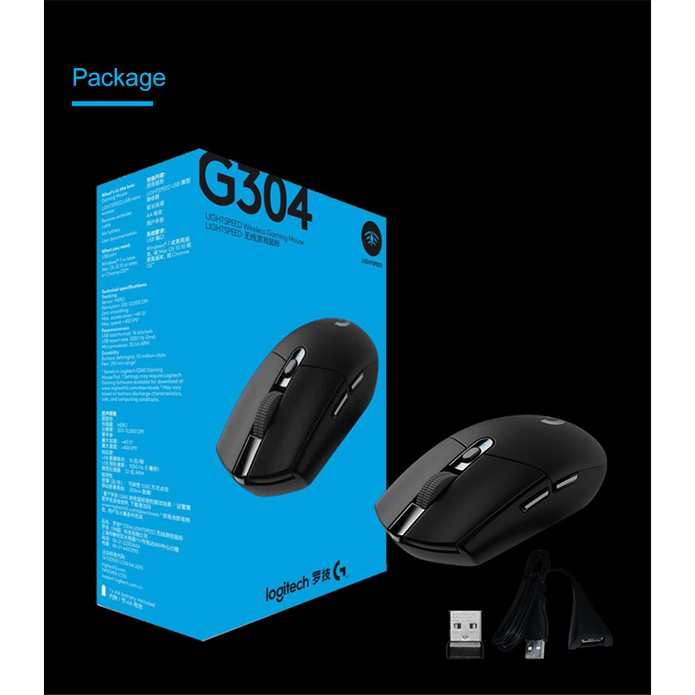 Chuột Bluetooth Không Dây Logitech G304 12000 DPI