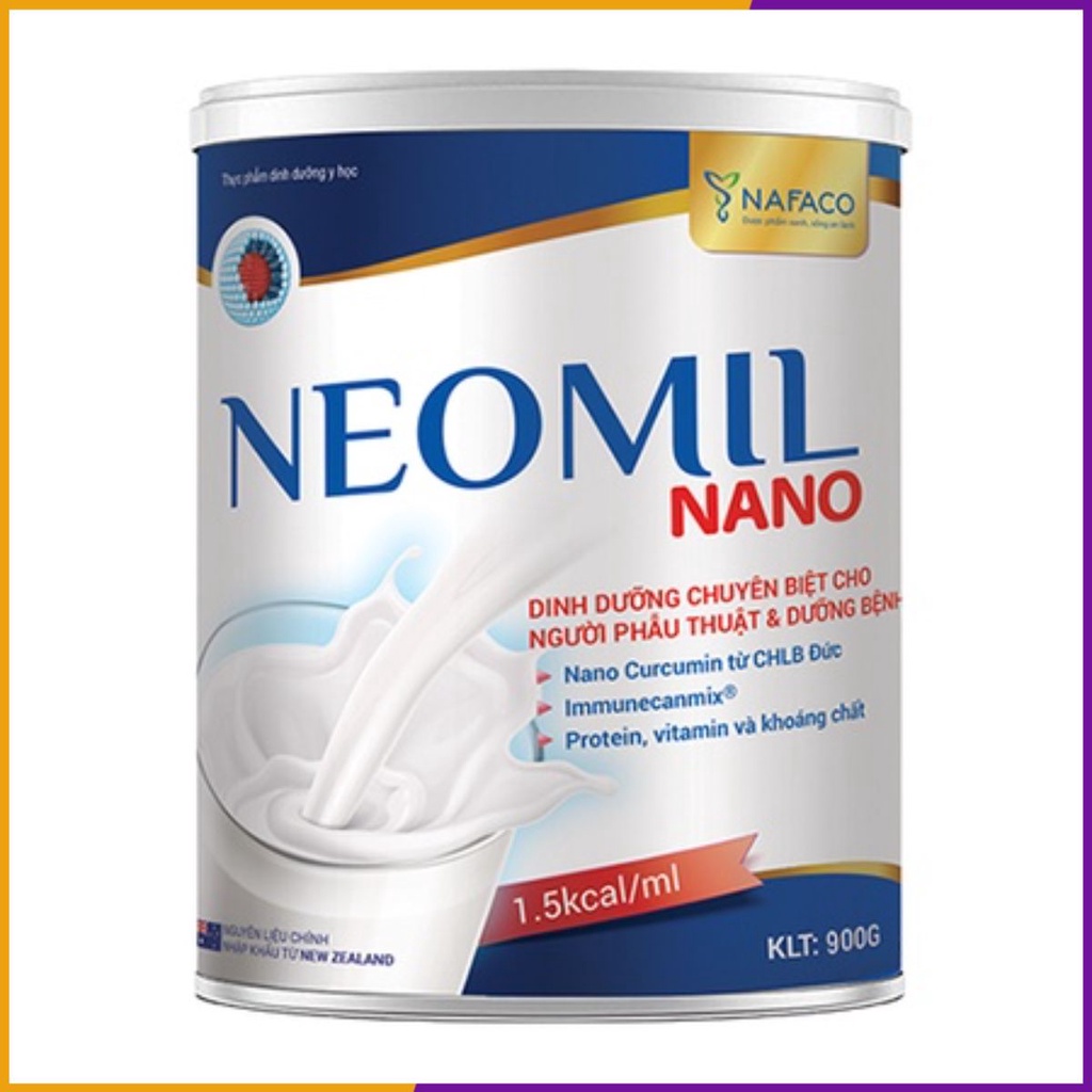 Sữa NEOMIL Nano - DINH DƯỠNG CHUYÊN BIỆT CHO NGƯỜI PHẨU THUẬT VÀ DƯỠNG BỆNH