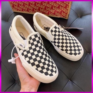 Giày vans caro slipon , giày van lười slip on kẻ ô