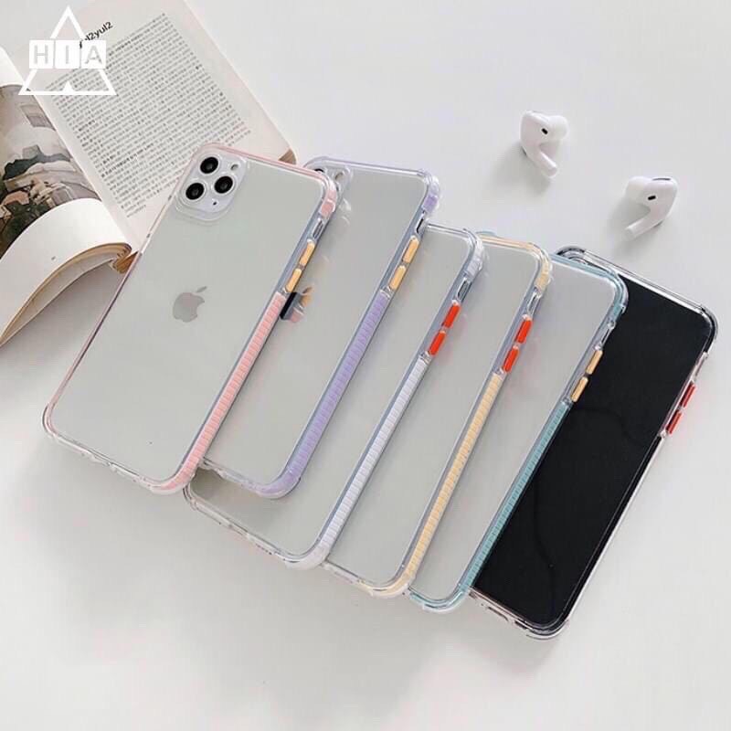 COMỐP iphone X DẺO Vu  SIlicon viền màu👍👍