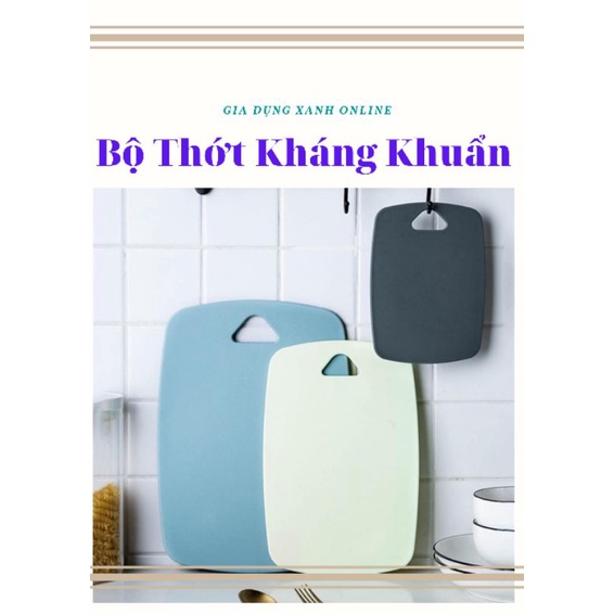 Loại 1 Set 3 thớt cao cấp kháng khuẩn ❤3 size 3 mẫu tự chọn