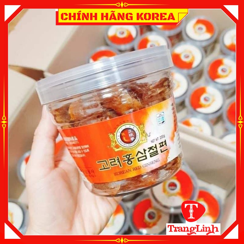 Hồng sâm lát tẩm mật ong 6 năm, cốc 200gr - Sâm lát mật ong hàn quốc - tranglinhkorea