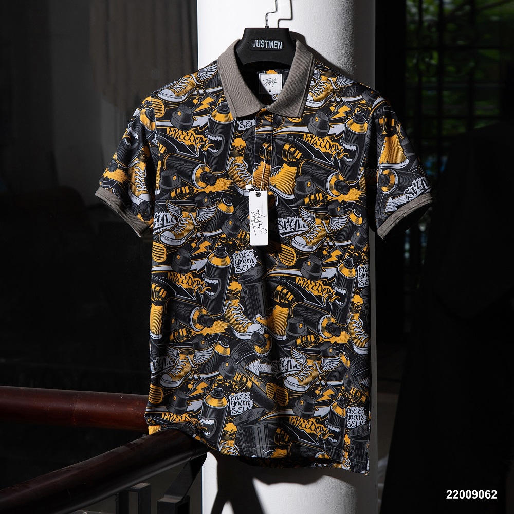 Áo Thun Polo Thổ Cẩm Just Men SS22.2