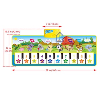Thảm âm nhạc chơi đàn piano cho bé