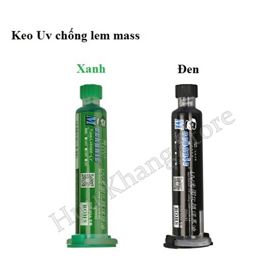 Keo Uv chống lem mass | Xanh và đen | Mechanic