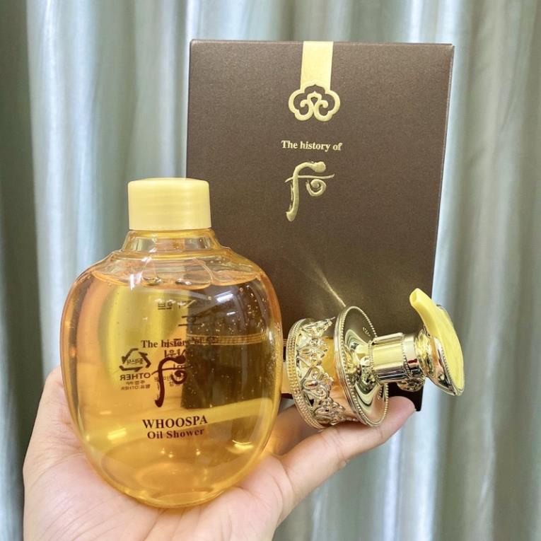 [Tem LG ViNa] - Sữa tắm thảo dược Đông y Hoàng cung Whoo Oil Shower_ 220ml date 2024